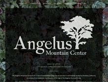 Tablet Screenshot of angelusmountaincenter.com